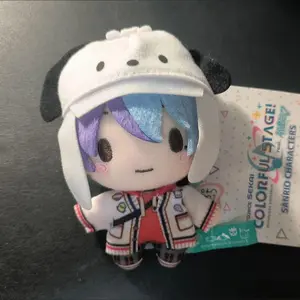 10cm Pjsk Plush Doll Toys Project Sekai Aoyagi Toya Stuffed Keychain Bag Pendant Shinonome Akito Backpacks Ornaments Toy Gift
