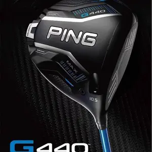 PING G440 MAX Driver 2025 Golf Digest Hot List Gold Free Hosel CarbonFly Wrap Deliver PING's Deepest CG Ever for Explosive Speed & Forgiveness