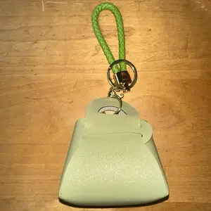 Bag Pendant Earphone Bag Keychain Storage Small Bag Solid Color