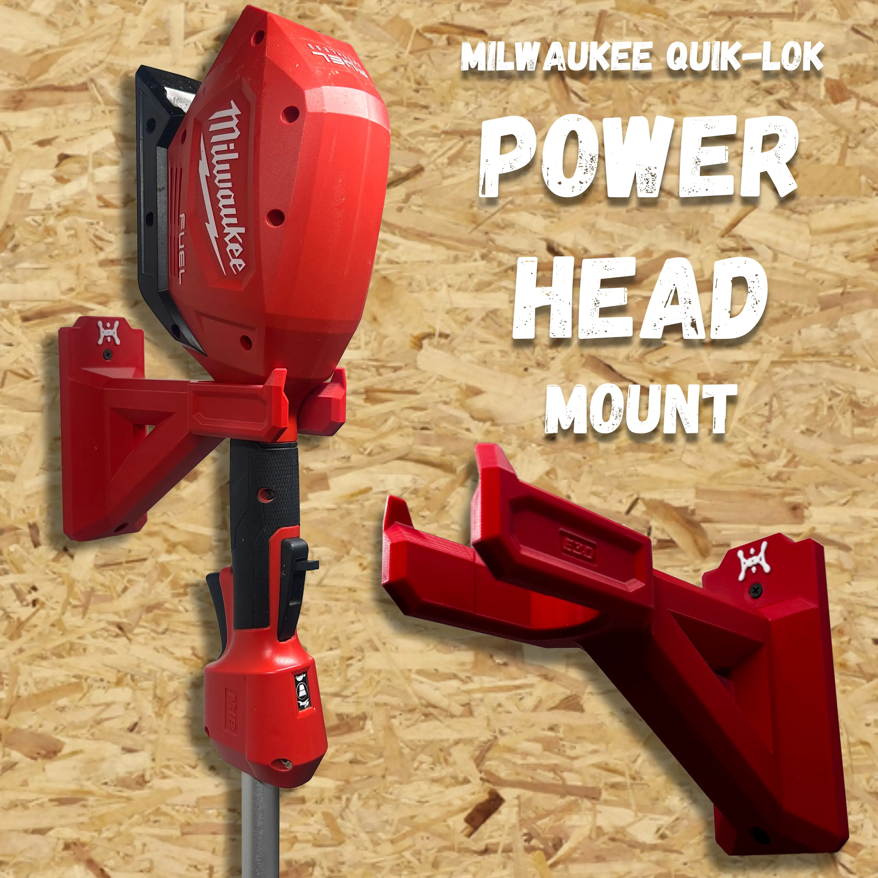 M18 QUIK-LOK String Trimmer Wall Mount Hanger (for Model #3016-20) M18 QUIK-LOK String Trimmer Wall Mount Hanger (for Model #3016-20)