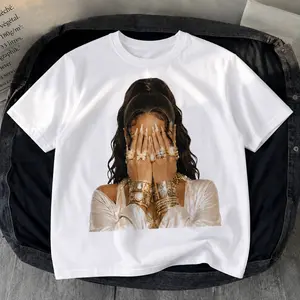 Men's Casual Graphic T-Shirt, Hands Covering Face Print Tee, Loose-Fit Short Sleeve Shirt for Summer Vacation, Parties, Streetwear & Daily Wear, Comfortable Menswear