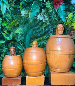 Barrel Man (Authentic, Hand-carved, 3 sizes)
