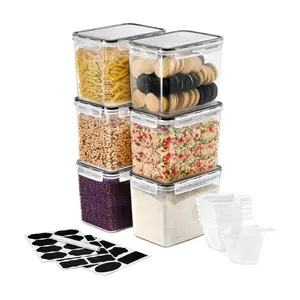 Sorbus Food Storage Containers with Airtight Lids 6-Pack