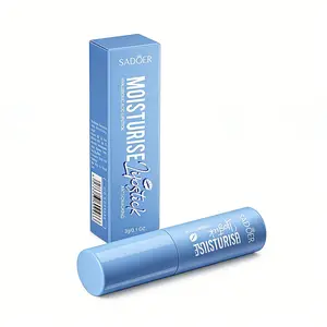 SADOER Hyaluronic Acid Lipstick Moisturizing Anti-cracking Lip Balm Long Lasting Nourishing Lip Care Glossy Finish