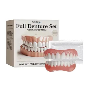 Oralhoe Denture Kit Instant Teeth Gap Fix with Polyvinyl Alcohol & Sodium Polyacrylate for Easy Home Smile Makeover Confidence Boost