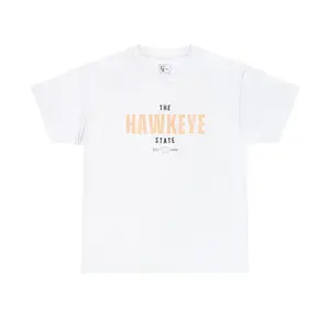 The Hawkeye State Tee Classic Cotton Top Tshirt
