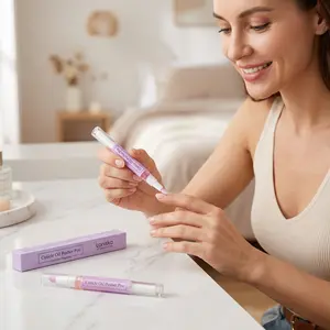 Mother's Day Gifts 3-in-1 Nail Care Pen with Ceramic Tip - Cuticle Pusher & Nail Oil Pen for Taming Hangnails, Revitalizing Dry & Damaged Nails, Ideal for DIY Manicures, Self-Care Routines & At-Home Nail Maintenance