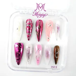 .DP.7913.Magic Mirror Powder Spicy Girl Wearable Nails