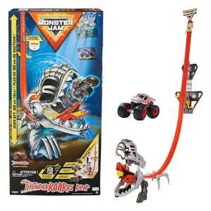 Monster Jam 1:64 Scale ThunderRoarus Playset