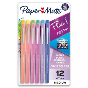 Paper Mate Flair Pens 12ct Theme Pack