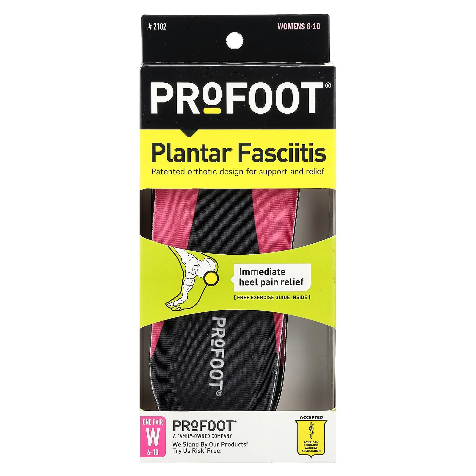 Profoot Plantar Fasciitis, Women 6-10, 1 Pair | HSA/FSA Eligible Profoot Plantar Fasciitis, Women 6-10, 1 Pair | HSA/FSA Eligible