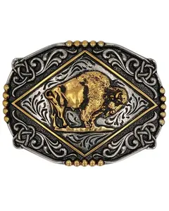 Montana Silversmiths Men's Majestic Valor Belt Buckle - A1036p