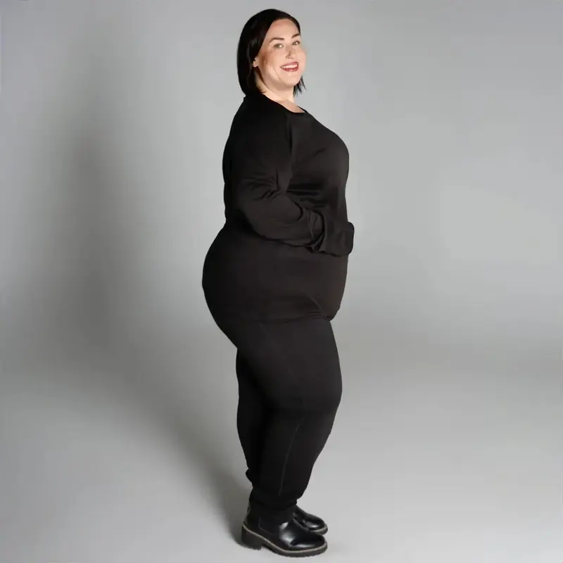 Women's Plus Size Thermal Base Layer Set - Top and Bottom - 1X-6X