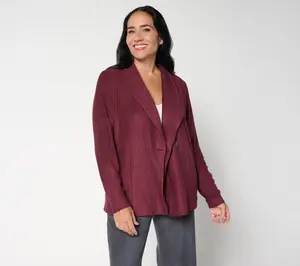 Modern Soul Comfort Soul Fleece Shawl Collar Cardi