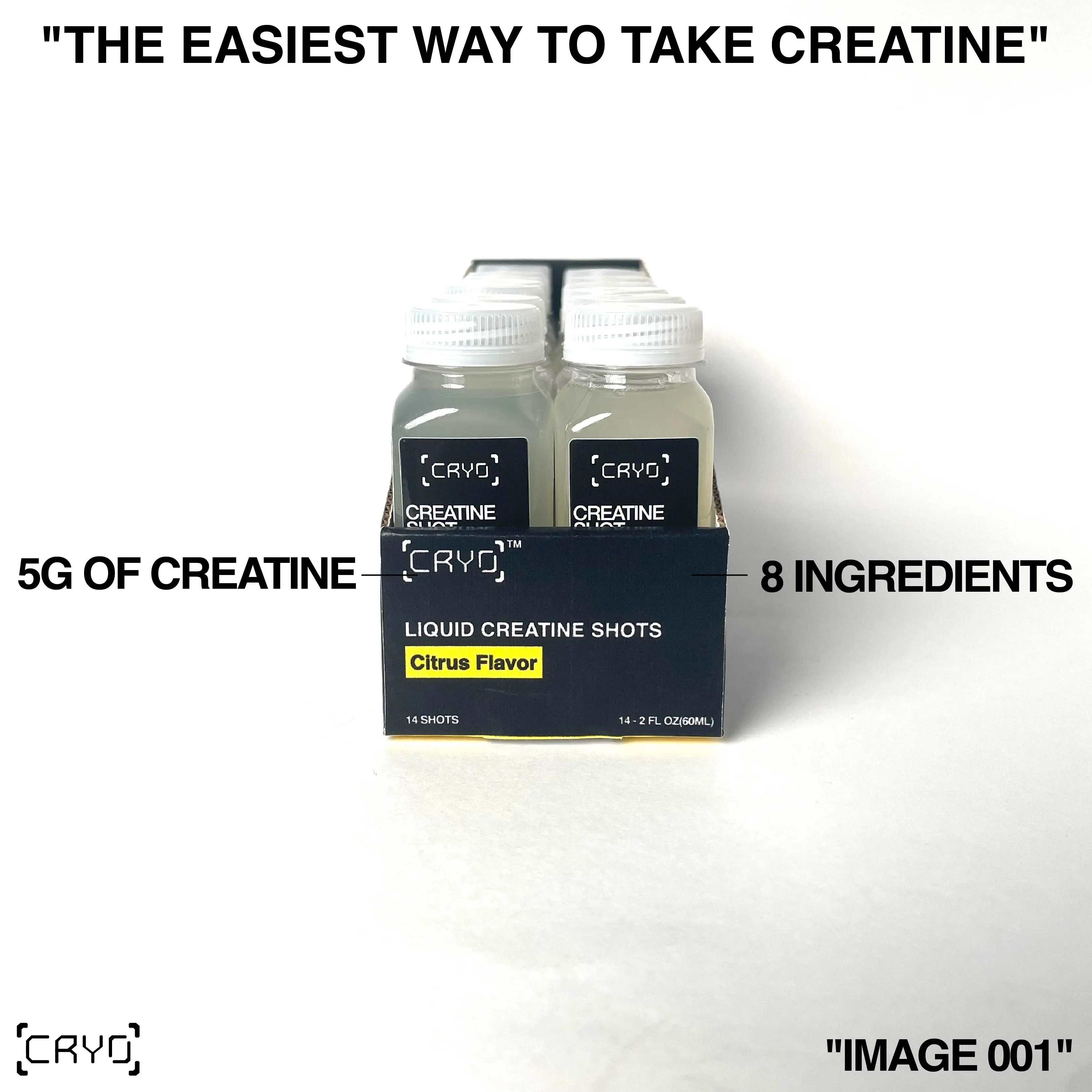 Cryo Liquid Creatine Shots - Citrus Flavor