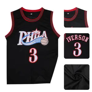 Men's Retro #3 Black Basketball Jersey, Embroidered Letters, Stitched Vest, Breathable Mesh, Classic Sport Top for Fans & Streetwear summervibes gym clothing