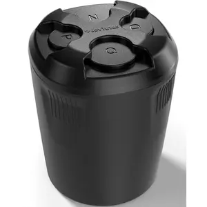 Universal High Capacity Car Coin Holder for Cup, Change Holder Compatible with Most Trucks Accessories, Sort Penny, Quarter, Dime, Nickels (Black)