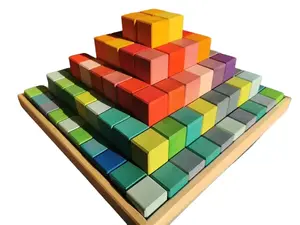 Wooden Building Blocks Set – 100-Piece Montessori Construction Toy