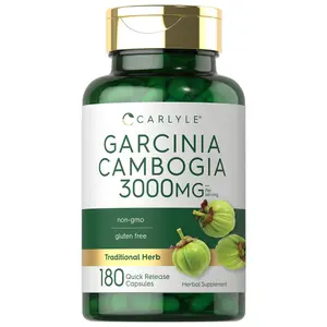 Carlyle Garcinia Cambogia Extract | 3000mg | 180 Capsules | Non-GMO, Gluten Free Supplement