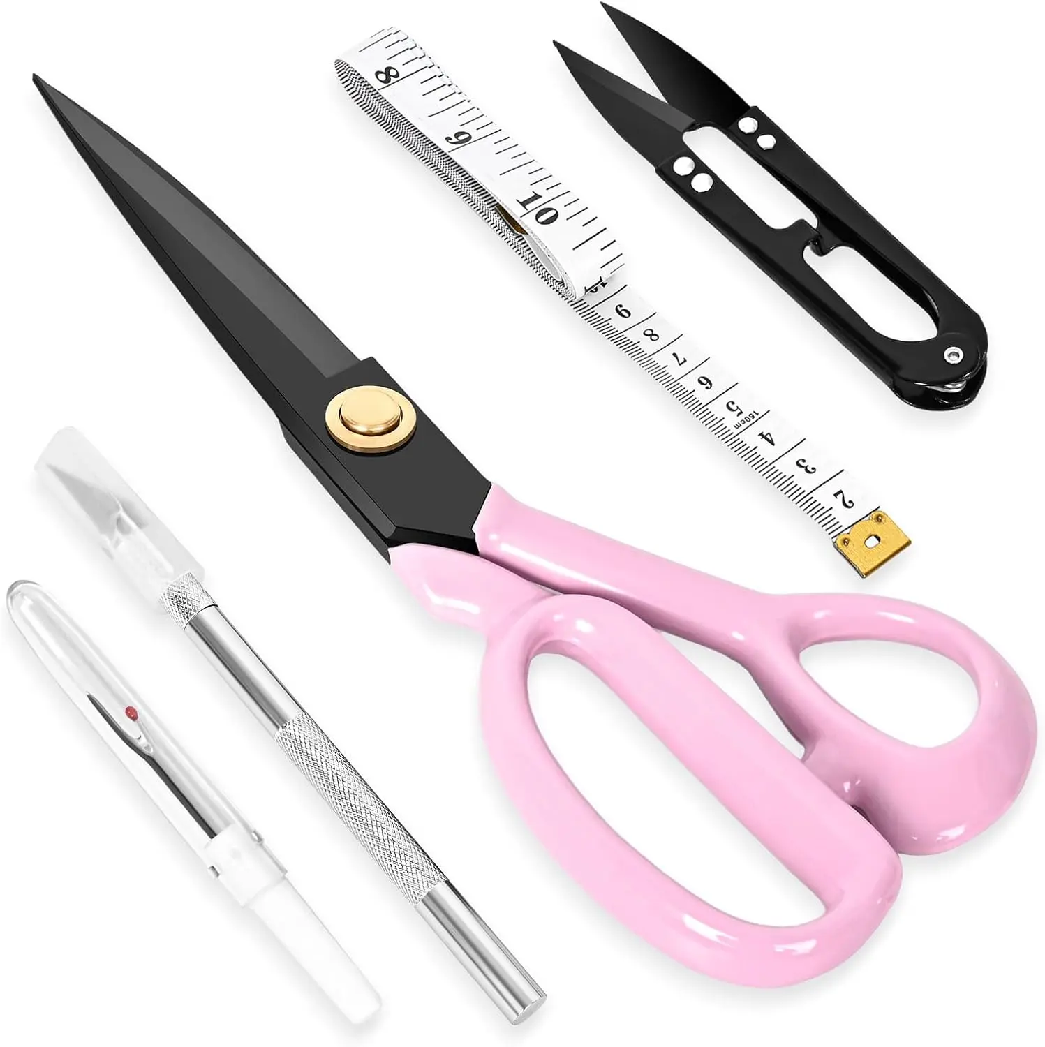 Professional Tailor  Heavy Duty - Multi-Purpose Sewing Fabric  for Leather  Industrial  Shears  Office Arts, and Crafts (10 Inch)