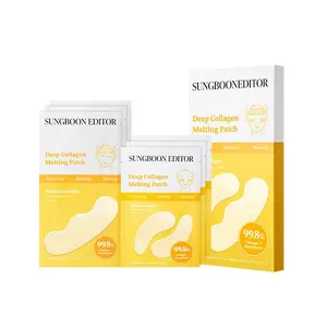 SUNGBOON EDITOR Deep Collagen Melting Patch with Real Collagen & Glutathione for Glass Skin Firming Wrinkle Spot Correcting Korean Skin Care 1.13 oz