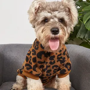 Leopard Print Pet Sweatshirt, Husky Clothes, Stylish Animal Pattern Design, Comfortable & Soft Fabric, Perfect Gift for Pets, Trendy Fashion Accessory