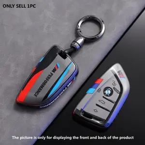 TPU New Sport Style Car Key Cover Case Shell Key Fob Cover For BMW 1 2 3 5 7 Series X1 F48 X3 G20 X4 X5 G05 X6 F16 M40i M440i G02 G31 G23 F34 Car Key Protector