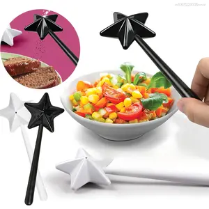 2 Count Portable Seasoning Bottle Reusable Magic Star Wand Seasoning Dispenser Seasoning Jar Set Salt Pepper Shaker Kitchen & Dining BBQ Supplies