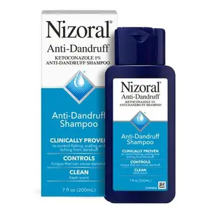 Nizoral Anti-Dandruff Shampoo 1% Ketoconazole 7oz – Controls Flaking & Itchy Scalp, Fast Relief, Fresh Scent