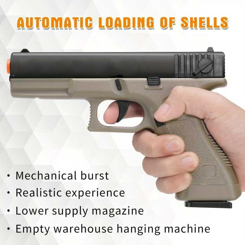 2026 Classic Design Toy with 100 Soft Bullets, 12 Bullet Shells, 3 ...