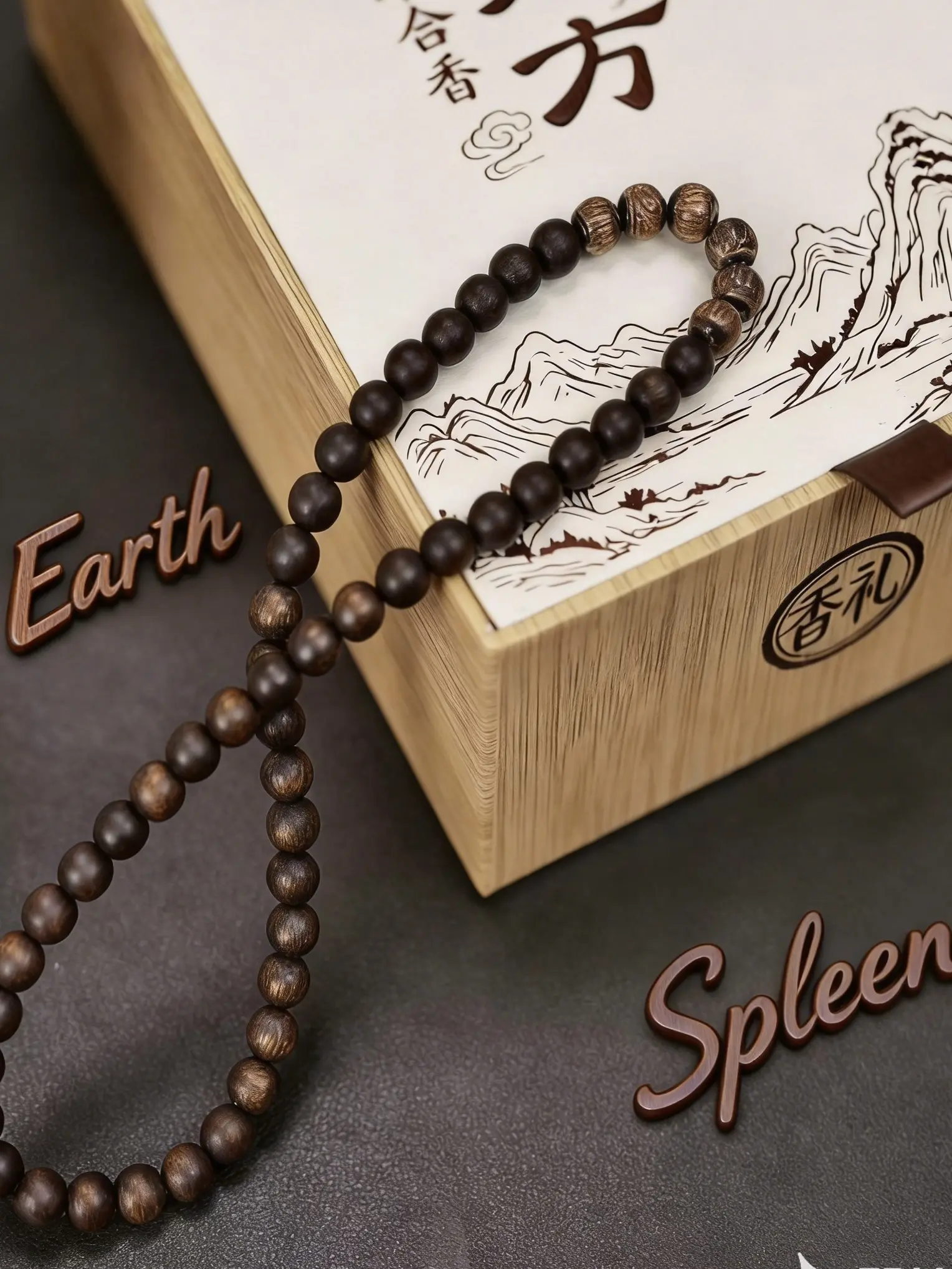 Five Element Herbal Bracelet | Spleen | Earth