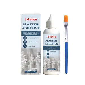Gypsum Adhesive Strong Bonding Agent, Durable Gypsum Repair Glue, Ideal for Porous Materials, Reliable Gypsum Fixative Solution