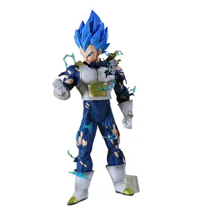 26cm Anime DB Super Blue Super Saiyan Figure PVC Gk Statue Collection Toys Model Birthday Gifts