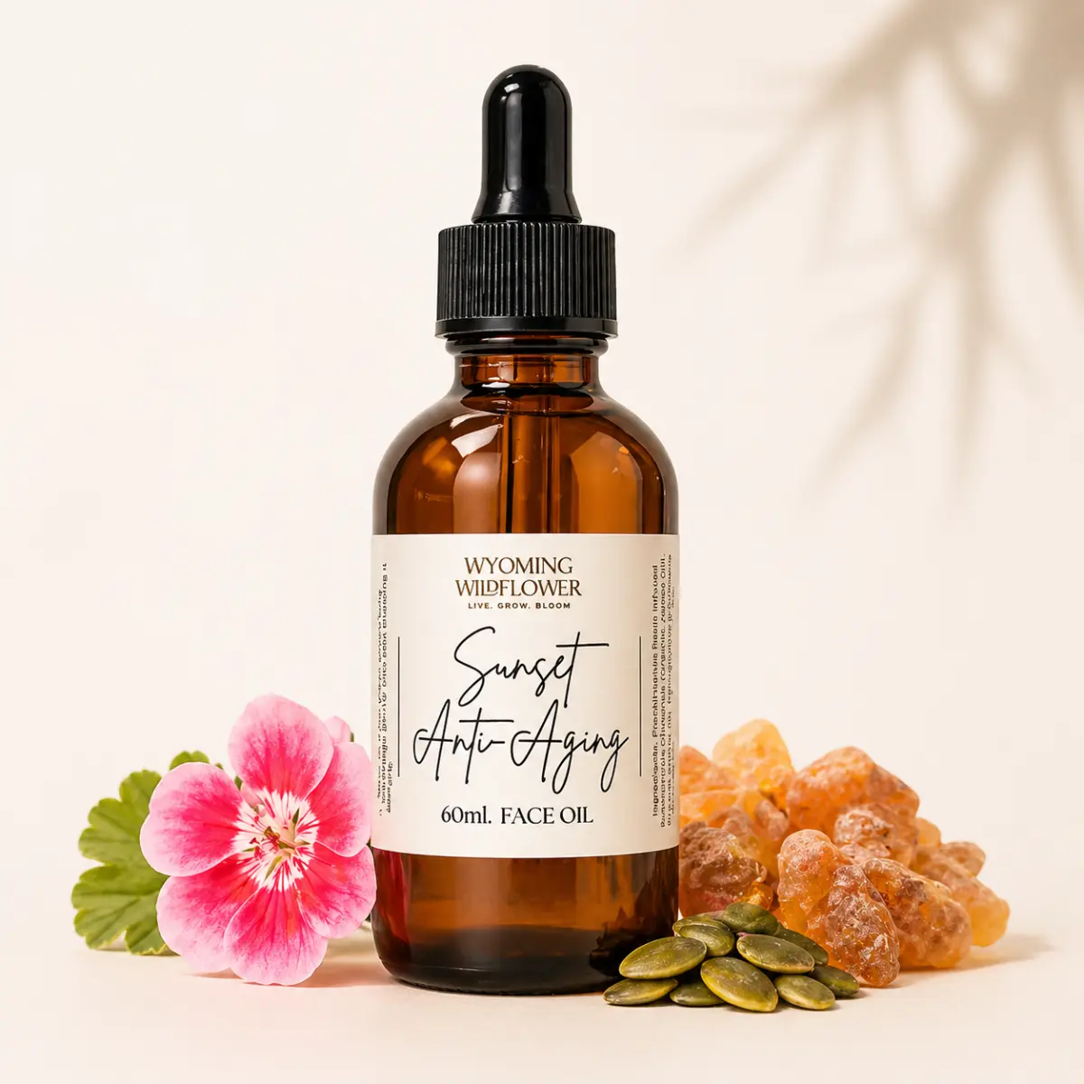 Sunset Anti-Aging Face Oil- Night Renewal Oil Blend
