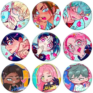 Cartoon Hyuna Hyunwoo Luka Dewey Mizi Brooch Anime Alien Stage Till Ivan Cosplay Badge for Bag Hat Clothes Lapel Pins Fans Gift
