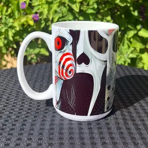 Scary Movie Coffee Mug (Saw, Scream, Jason, Michael Myers, Chucky, Freddy Krueger)