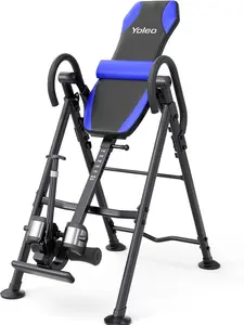 Inversion Table for Back Pain Relief, Neck Sciatica Relief, 300 lbs Weight Capacity w/Lumbar Support Comfortable Ankle Holders Easy to Assemble Back Stretcher Machine