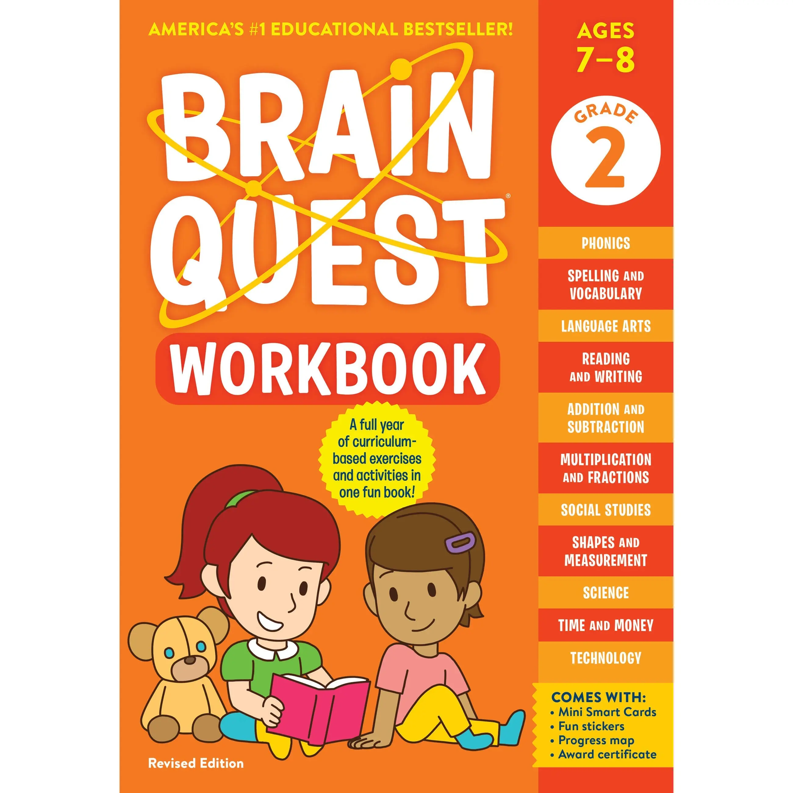 Brain Quest Workbook: 2nd Grade Revised Edition by Workman Publishing, Liane Onish [Paperback Book]