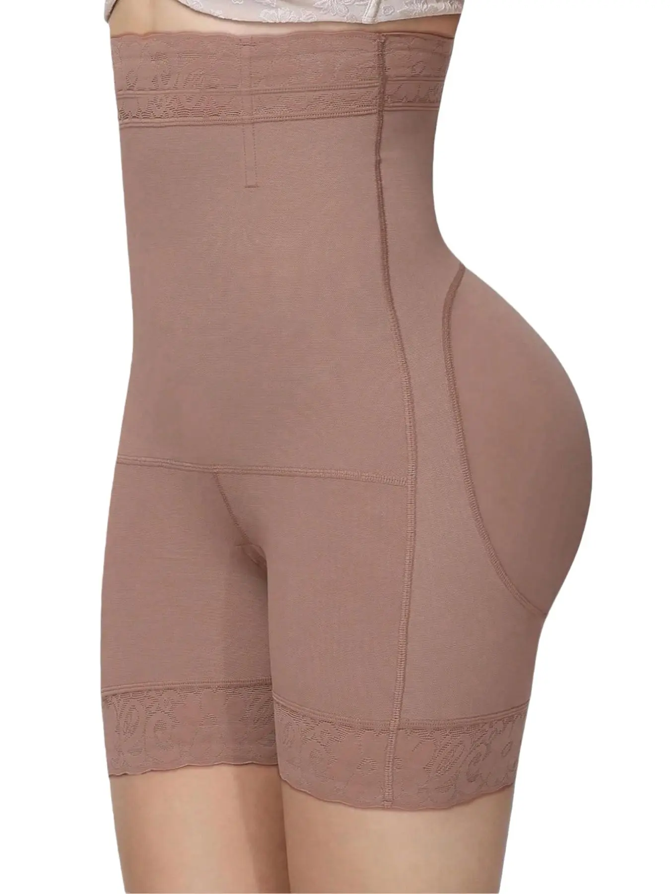 Women's Butt Lifting Tummy Control, Shapewear Abdominal, Panty Shaper, Shaping Panties, High Waisted Compression Shapewear Shorts, Breathable Lace Trim, Non Slip Gel Band Firm Hold, Lightweight Comfort Fit, Suitable for Daily Leisure & Office Events