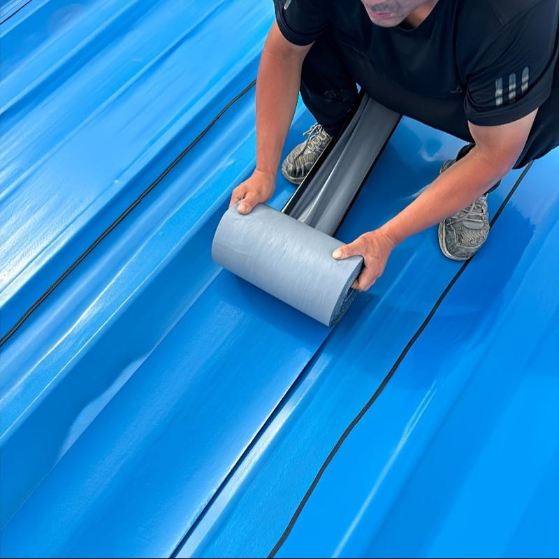 Roof Leak Repair, 3.94in (W) * 11yd (L), High Low Temperature Resistant (-76°F To 230°F), UV & Corrosion Resistant, Quick Leak Repair For Rusty Roofs Wood Structures & Corrugated Tiles