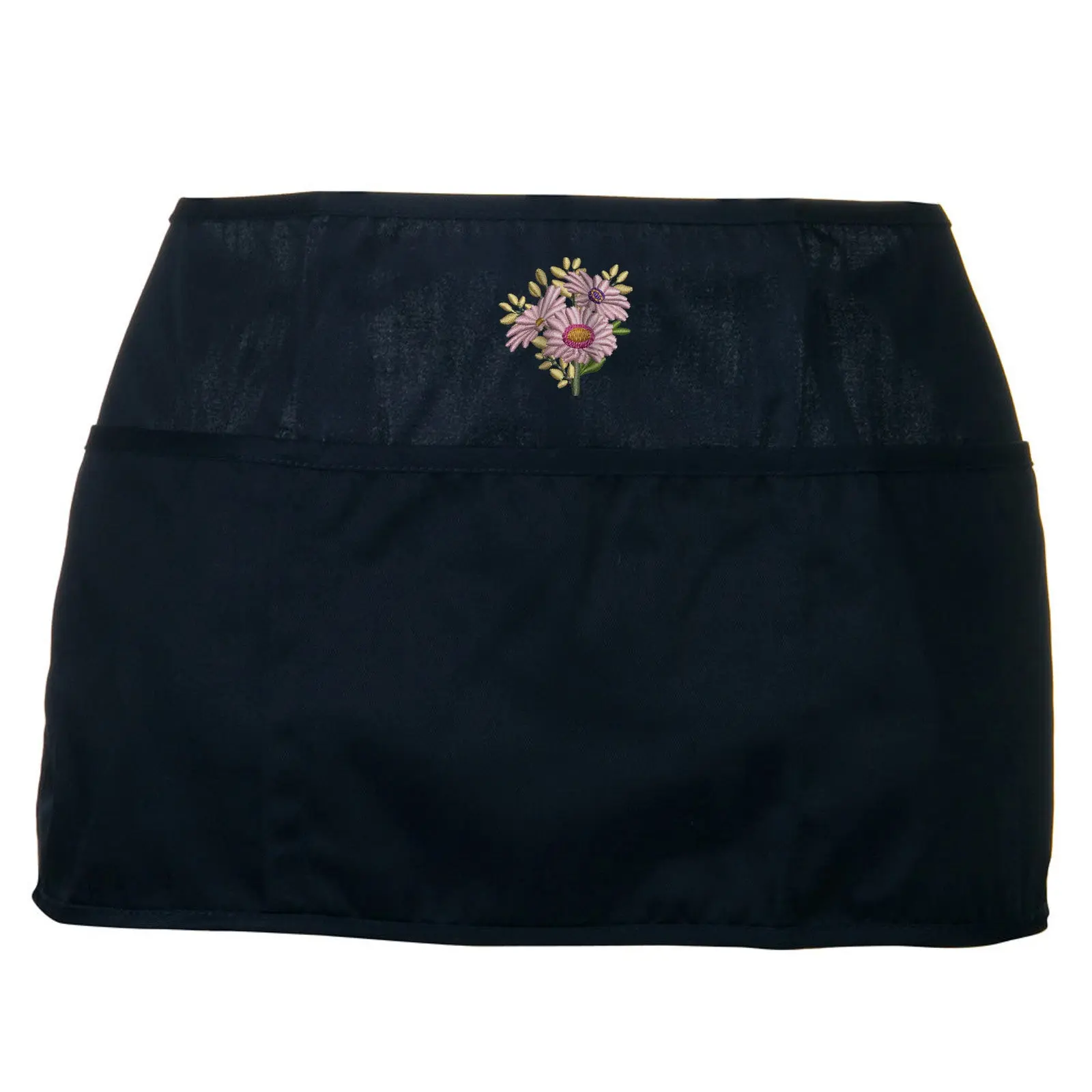 Chrysanthemum Embroidered 3 Pockets Chef's Apron