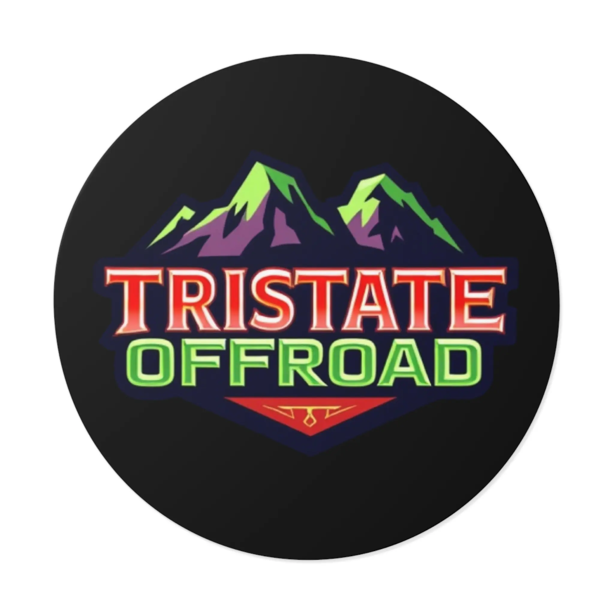 Tristate Offroad Round Vinyl Stickers