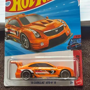 Hot Wheels '16 Cadillac ATS-V R Orange Diecast Model Car 7/10 Series 3+ Years Old
