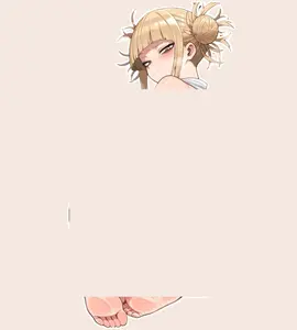 Anime Waifu My Hero Academia Himiko Toga#2 Sticker – Kiss-Cut Vinyl Decal for Laptop & Hydro Flask, Full Body Sticker