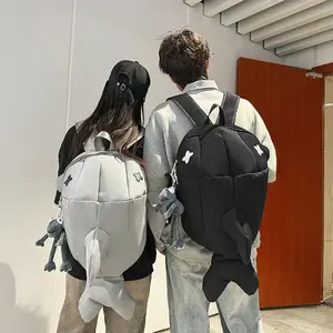 Creative Cartoon Shark Backpack for Men and Women – Fun, Trendy, Unique, Instagram‑Style Student Backpack with Large Capacity, Casual Design