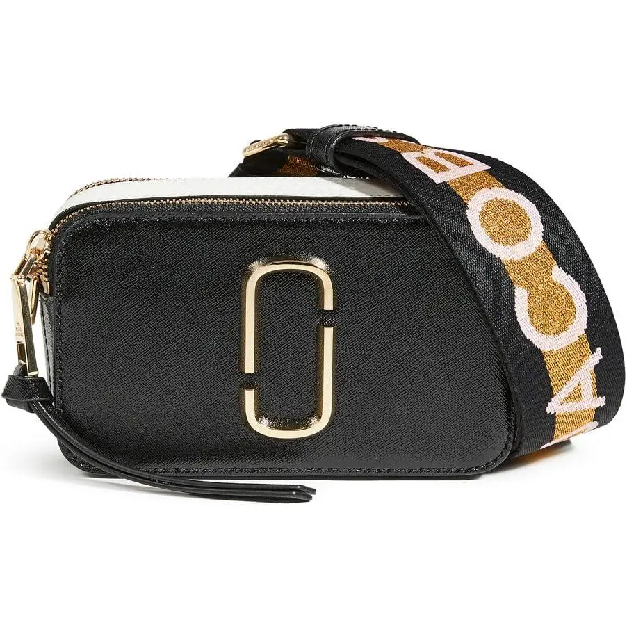Marc Jacobs The Snapshot Small Camera Bag - New Black Multi M0014146-003 Marc Jacobs The Snapshot Small Camera Bag - New Black Multi M0014146-003