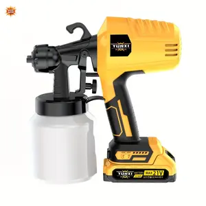 Wireless Spray Gun with Rechargeable Battery, Adjustable Spray Modes, Suitable for Walls, Wood, Cars, Furniture - Ergonomic Design, Great for Home and Gift