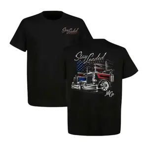 Stay Loaded 2 Sided Graphic Tee - Classic Heavy Truck Shirt, Casual Menswear Streetwear