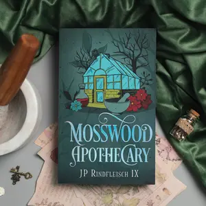 Mosswood Apothecary: Paperback Special Edition by JP Rindfleisch IX - A Cozy Botanical Fantasy Book with 19 Full-Color Illustrations and Holographic Foil Lettering