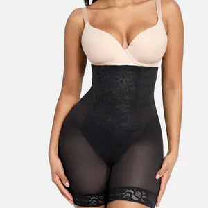 FeelinGirl Shapewear Tummy Control Shapewear Shorts Control Panties High Waisted Lace Shapewear Shorts Butt Lifting Comfort Fabric Womenswear